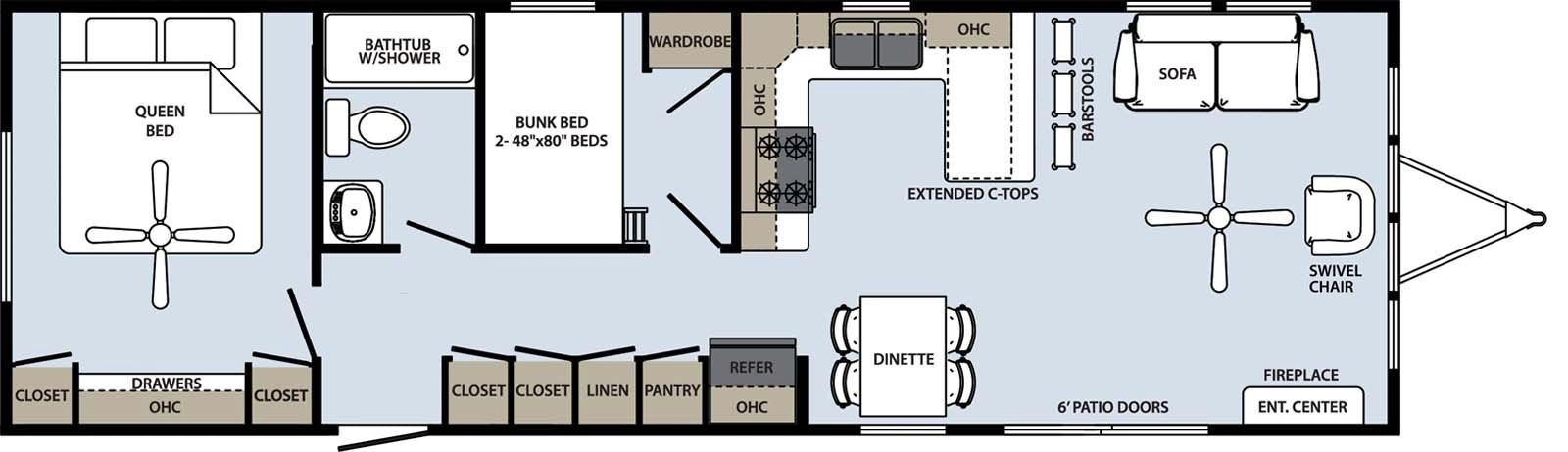 45-2B-C-S Floorplan Image